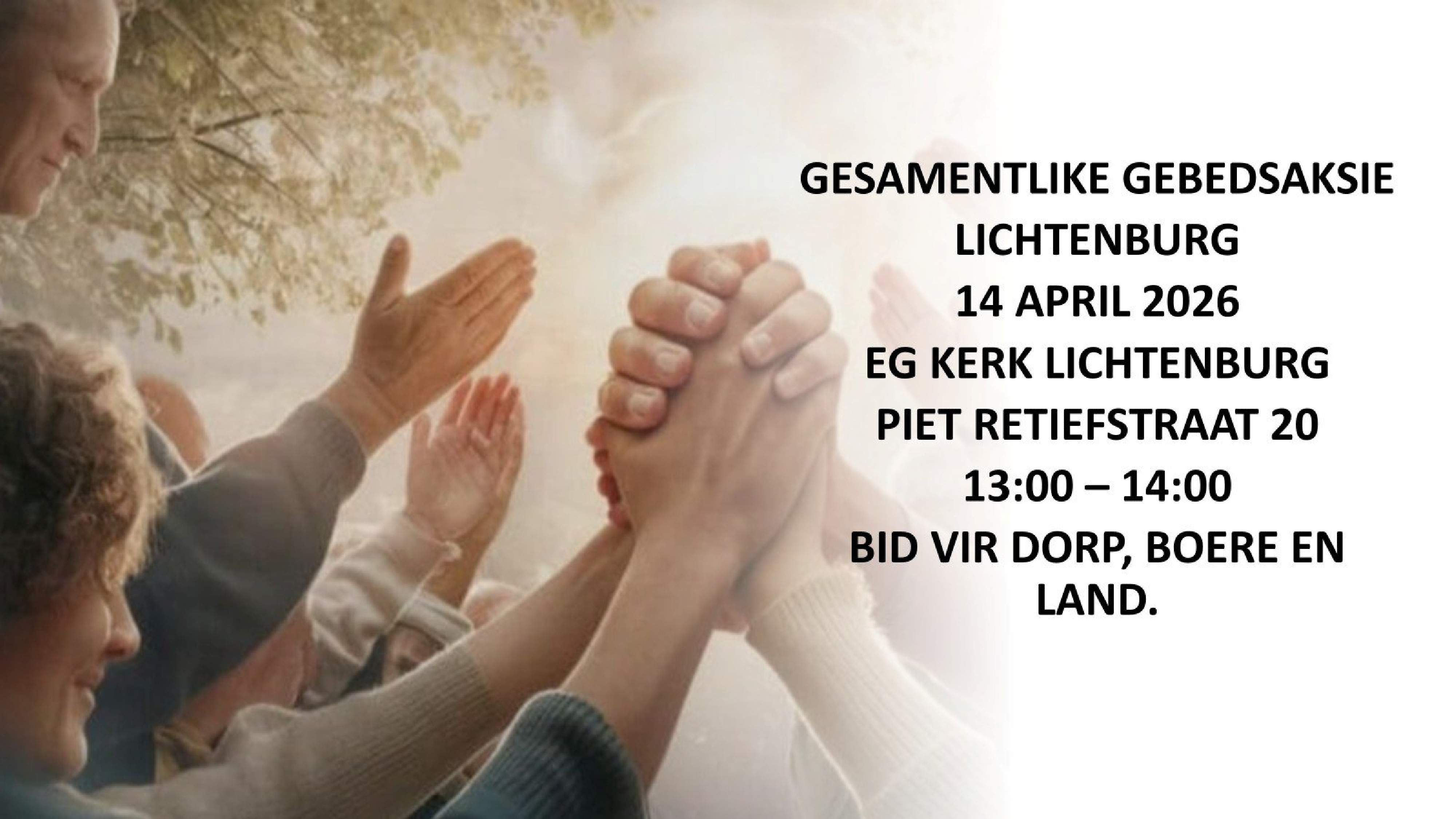 klipkerk Lichtenburg Weeknuus